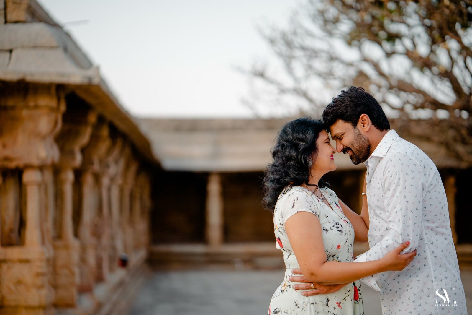 Pre-wedding photography at Lepakshi Temple — candid couple shoot by Sree Vikash