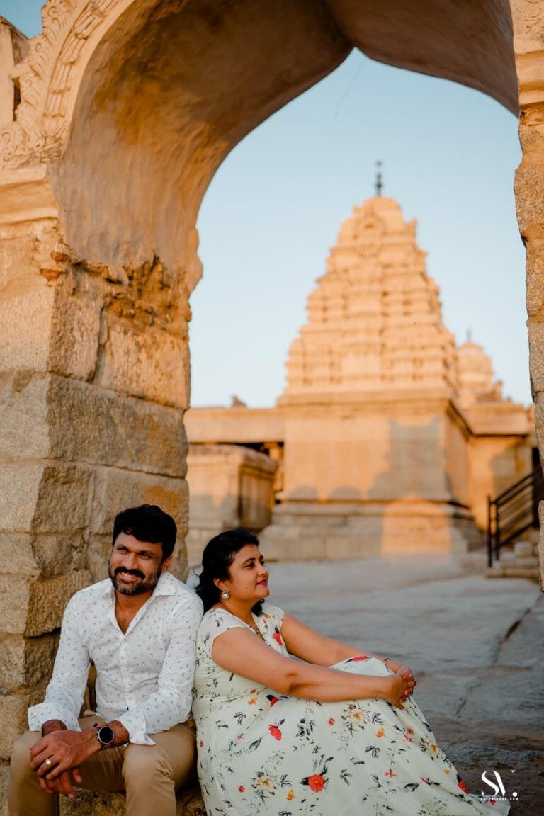 Sravanti & Harinath | Pre Wedding Lepakshi Nandi Temple | Bangalore - photograph 3